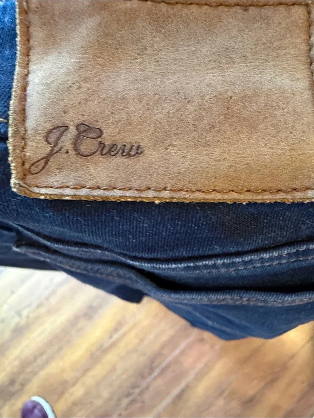 Dark denim J Crew Matchstick jeans